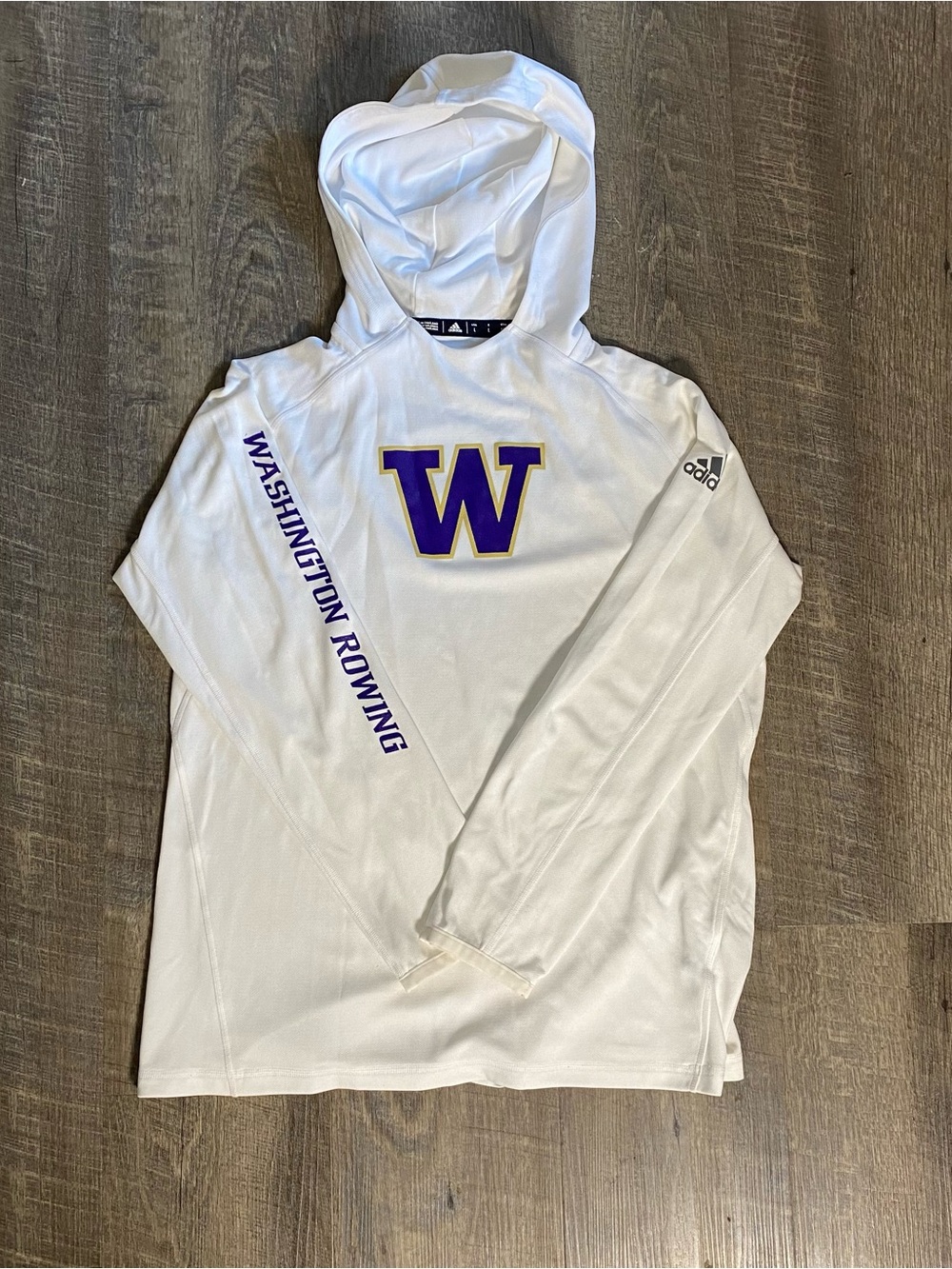 Women’s large adidas university of Washington rowing pullover | workout top